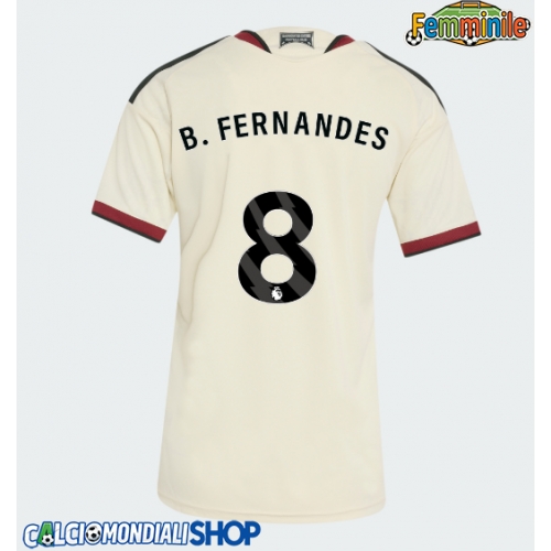 Maglie da calcio Manchester United Bruno Fernandes #8 Terza Maglia Femminile 2026-27 Manica Corta